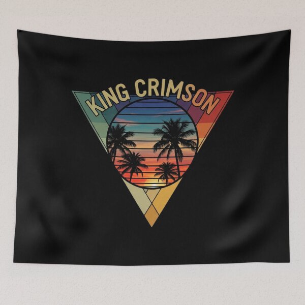 Item preview, King Crimson Fanart Retro designed and sold by mirandacruzArt.