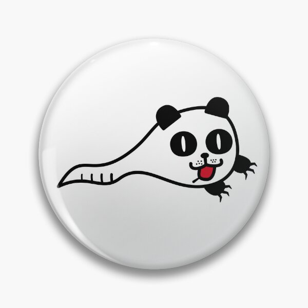 Item preview, A hungry Obake Panda monster is following you! designed and sold by Wurstlady.