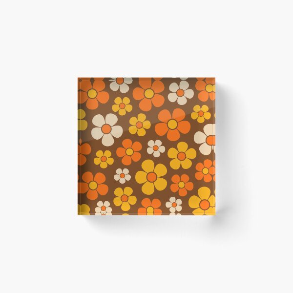 Item preview, Retro Mod 1960s Style Flower Pattern designed and sold by tonymagnerart.