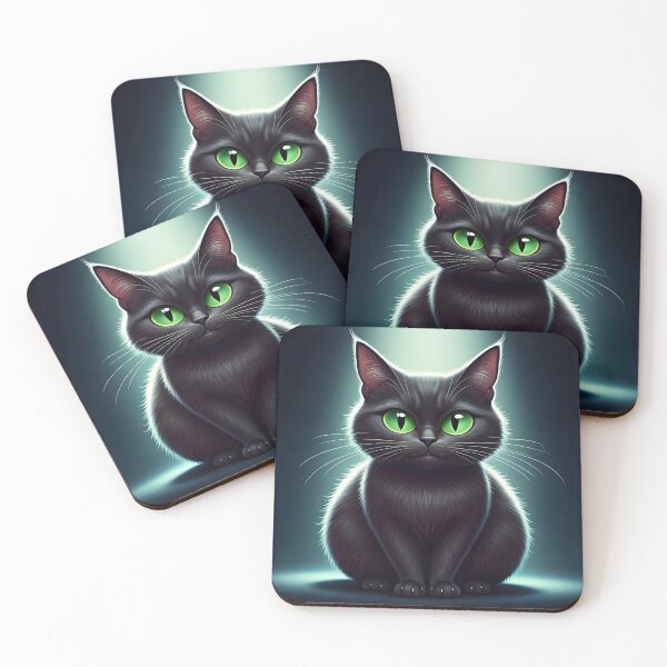 Item preview, Blackie designed and sold by PawPrintedArt.