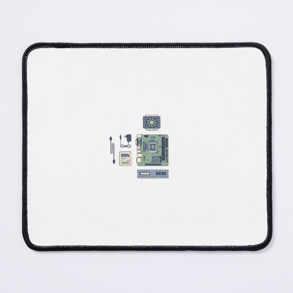 Item preview, Home Server Build Parts Flatlay - Homelab DIY Illustration designed and sold by Node & Switch.