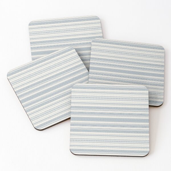 Item preview, Blue & Cream Fair Isle Knit Stripe Pattern designed and sold by FawnFeatherCo.