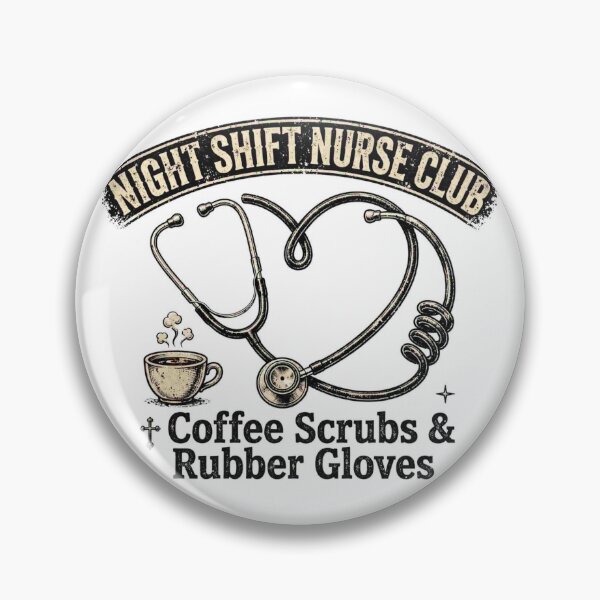 Item preview, Night Shift Nurse Club - Coffee Scrubs Rubber Gloves Tee designed and sold by Petringo.