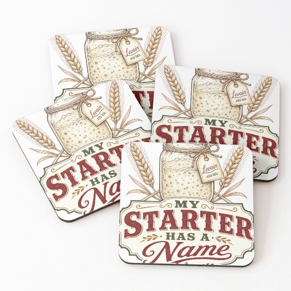 Item preview, My Starter Has A Name Vintage Sourdough Baker Gift designed and sold by BoosterShop.