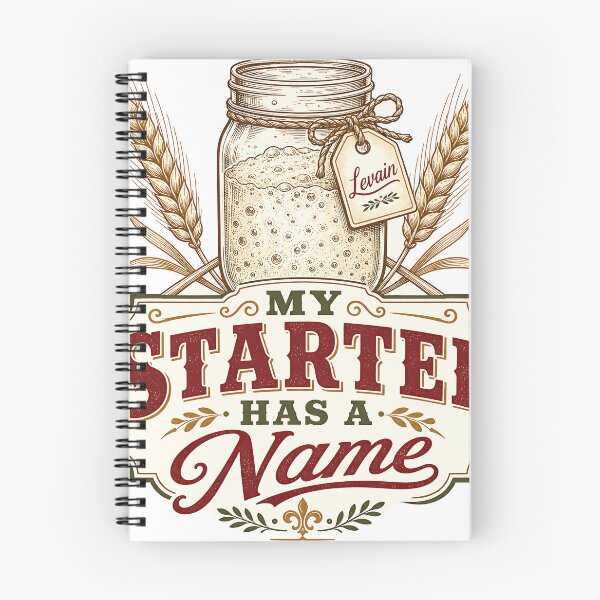 Item preview, My Starter Has A Name Vintage Sourdough Baker Gift designed and sold by BoosterShop.