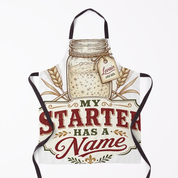 Item preview, My Starter Has A Name Vintage Sourdough Baker Gift designed and sold by BoosterShop.