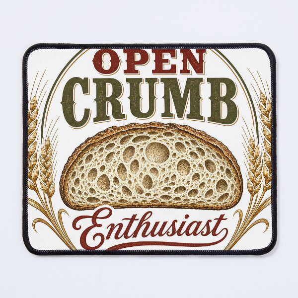 Item preview, Open Crumb Enthusiast Vintage Sourdough Bread Gift designed and sold by BoosterShop.