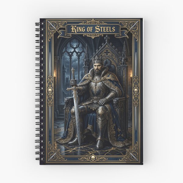 Item preview, King of Steels - tarot card designed and sold by Studio77-Gothic.