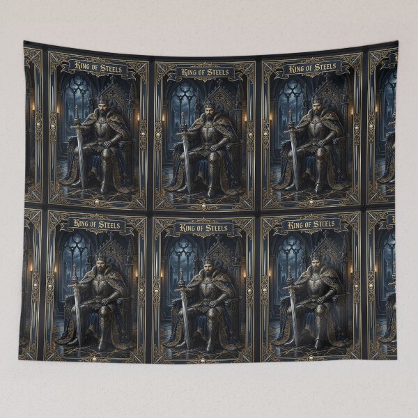 Item preview, King of Steels - tarot card designed and sold by Studio77-Gothic.