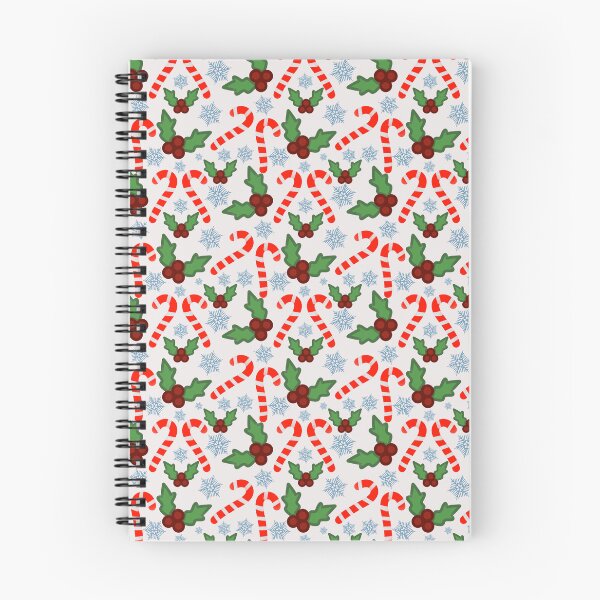 Item preview, Christmas Candy Cane Holly Berry Pattern — Festive Red Green Snowflake Gift Design designed and sold by HopeAndHustle.