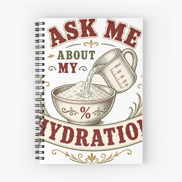 Item preview, Ask Me About My Hydration Funny Sourdough Gift designed and sold by BoosterShop.