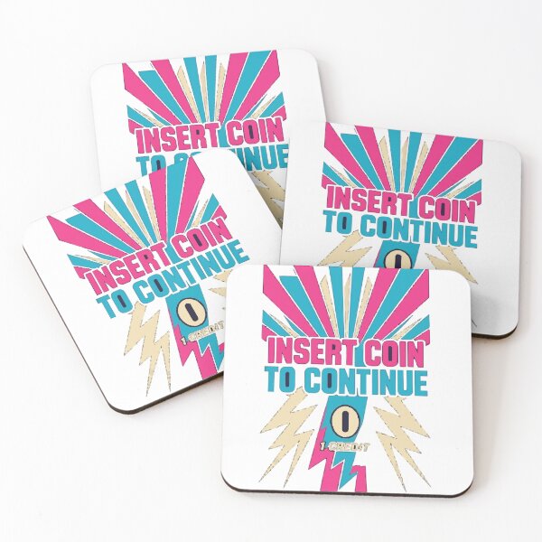 Item preview, Insert Coin To Continue Retro Arcade Gamer designed and sold by ironsloth.