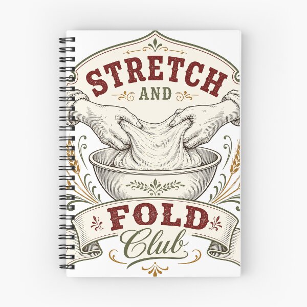 Item preview, Stretch and Fold Club Vintage Sourdough Gift designed and sold by BoosterShop.