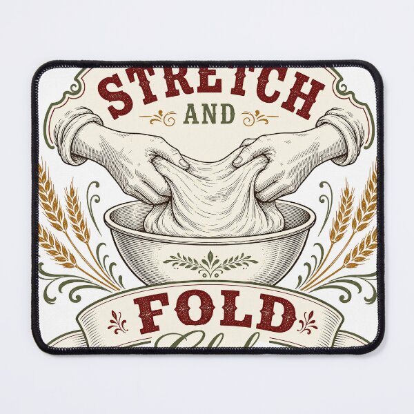 Item preview, Stretch and Fold Club Vintage Sourdough Gift designed and sold by BoosterShop.