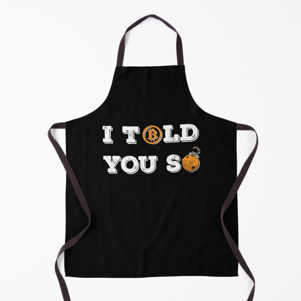 Item preview, Vintage Bitcoin To The Moon I Told You So For BTC Crypto Trader designed and sold by Saad Akchich.