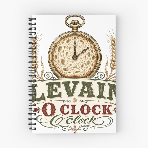 Item preview, Levain O Clock Vintage Sourdough Baker's Gift designed and sold by BoosterShop.