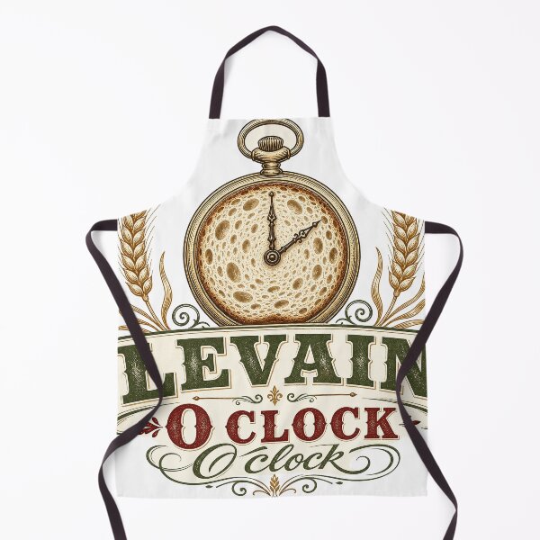 Item preview, Levain O Clock Vintage Sourdough Baker's Gift designed and sold by BoosterShop.