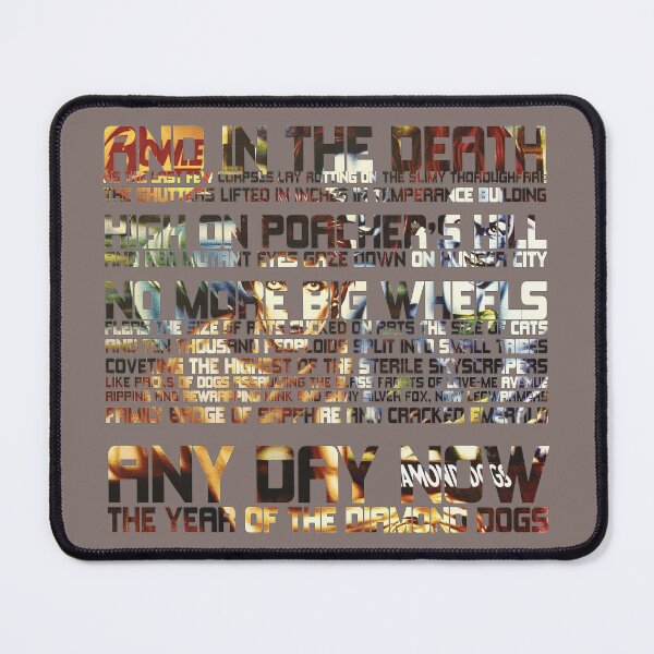 Item preview, Future Legend (Bowie Diamond Dogs fanart) Stencil designed and sold by Cathedral of Curiosity.