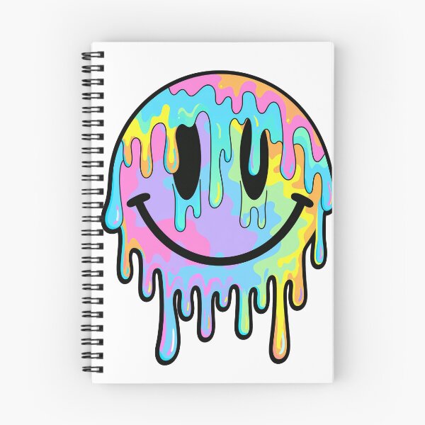 Item preview, Melting Pastel Smiley Face - Trippy Drip Art designed and sold by Artdavesalzburg.