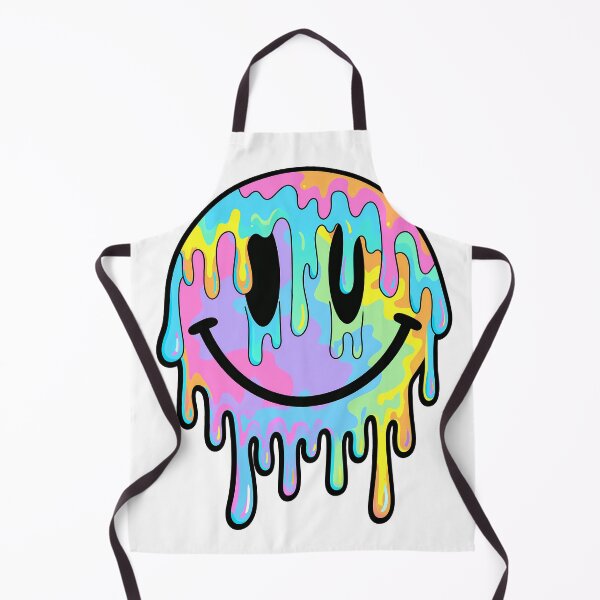Item preview, Melting Pastel Smiley Face - Trippy Drip Art designed and sold by Artdavesalzburg.