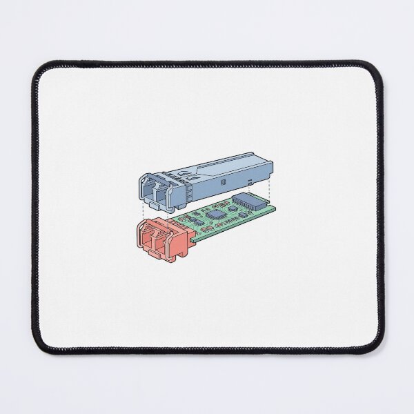 Item preview, SFP Transceiver Module Exploded View - Homelab Networking Art designed and sold by Node & Switch.