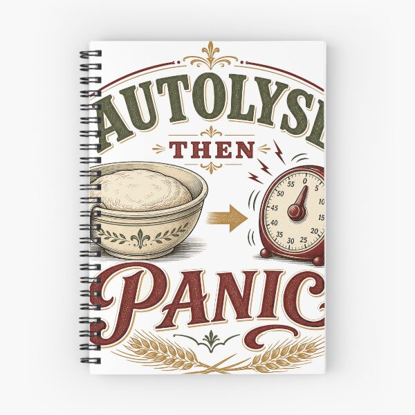 Item preview, Autolyse Then Panic Funny Sourdough Gift designed and sold by BoosterShop.