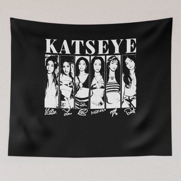 Item preview, KATSEYE Shirt, KATSEYE Photo Collage Tee, Vintage Pop Group Graphic Shirt, Retro Girl Group Fan Gift, Streetwear Tee designed and sold by Phirivey.