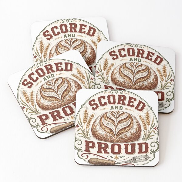Item preview, Scored and Proud Vintage Sourdough Bread Gift designed and sold by BoosterShop.