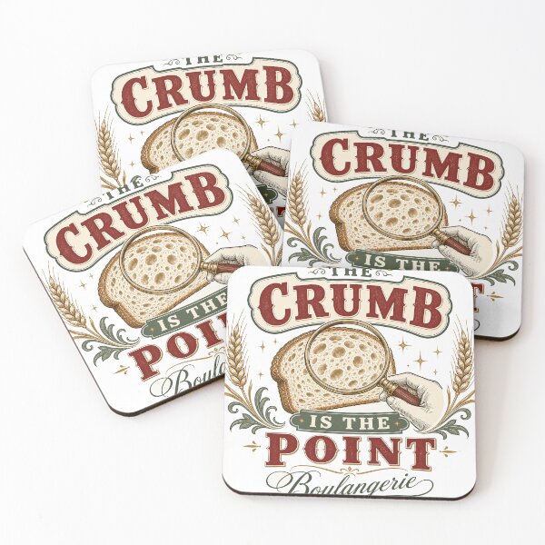 Item preview, The Crumb Is The Point Vintage Sourdough Bread Gift designed and sold by BoosterShop.