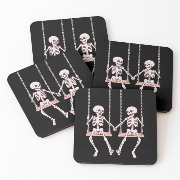 Item preview, Skeleton Friends Swing Set | Playful Skeleton Design designed and sold by MOCH- ART.