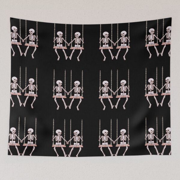 Item preview, Skeleton Friends Swing Set | Playful Skeleton Design designed and sold by MOCH- ART.
