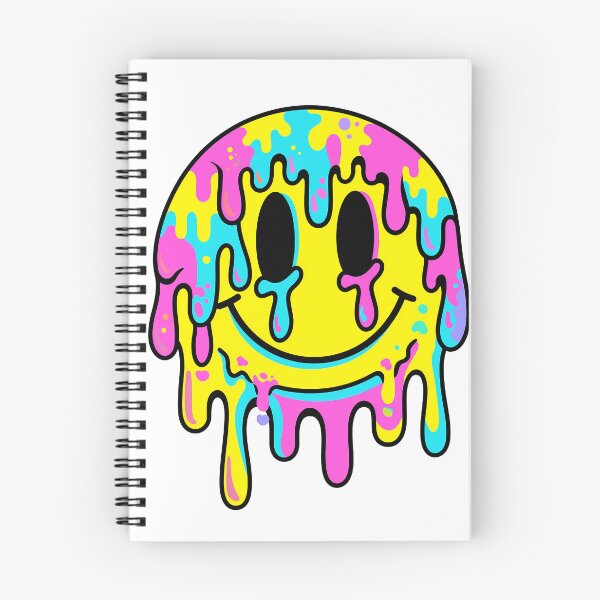 Item preview, Neon Melting Smiley Face - Psychedelic Dripping Art designed and sold by Artdavesalzburg.