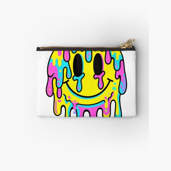 Item preview, Neon Melting Smiley Face - Psychedelic Dripping Art designed and sold by Artdavesalzburg.