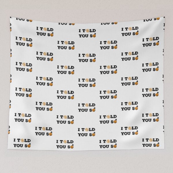 Item preview, Vintage Bitcoin To The Moon I Told You So For BTC Crypto Trader v3 designed and sold by Saad Akchich.