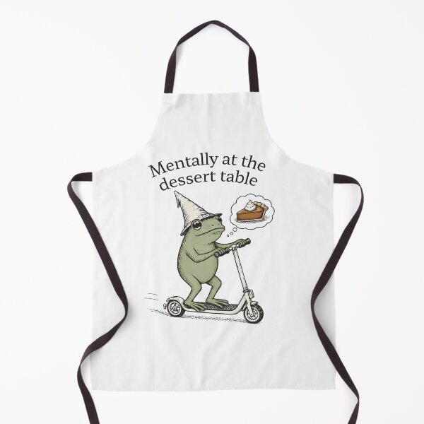 Item preview, Funny Frog Dessert Shirt, Mentally at the Dessert Table Tee, Cute Frog Scooter Graphic, Dessert Lover Shirt, Funny Foodie Gift designed and sold by MandrakeCreati.