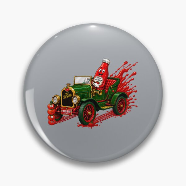 Item preview, Catch Up! Vintage Ketchup Hot Rod designed and sold by Aimetoi.