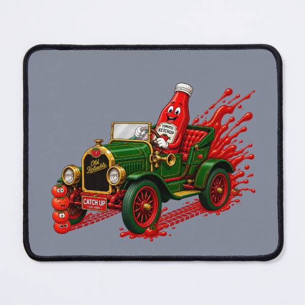Item preview, Catch Up! Vintage Ketchup Hot Rod designed and sold by Aimetoi.