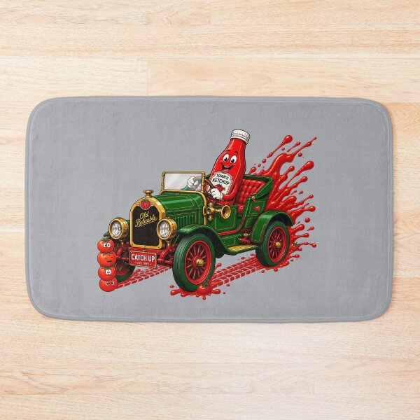 Item preview, Catch Up! Vintage Ketchup Hot Rod designed and sold by Aimetoi.