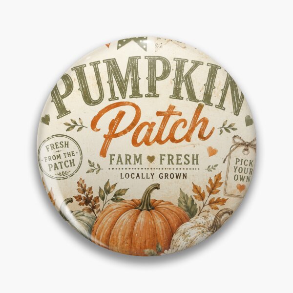 Item preview, Vintage Pumpkin Patch Fall Harvest designed and sold by ucpstudio.