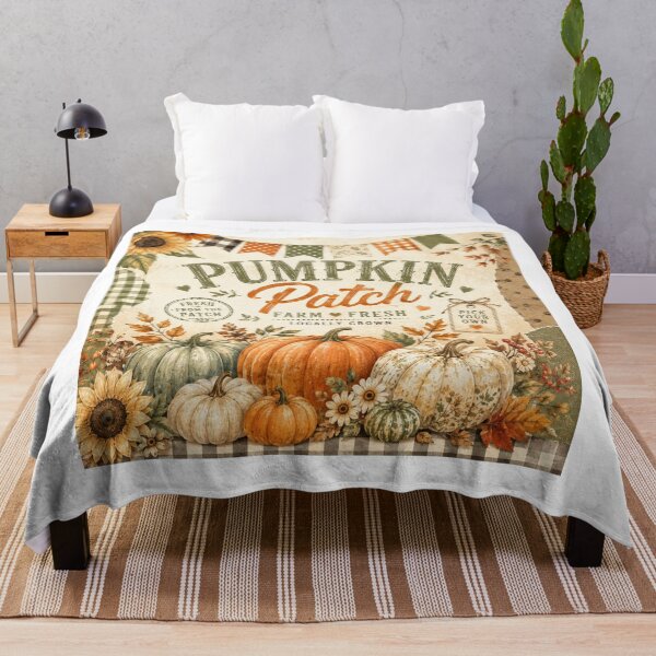 Item preview, Vintage Pumpkin Patch Fall Harvest designed and sold by ucpstudio.