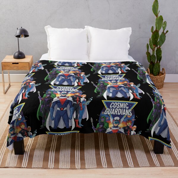Item preview, Cosmic Guardians Retro Sci-Fi Space Superhero designed and sold by Dravienart.