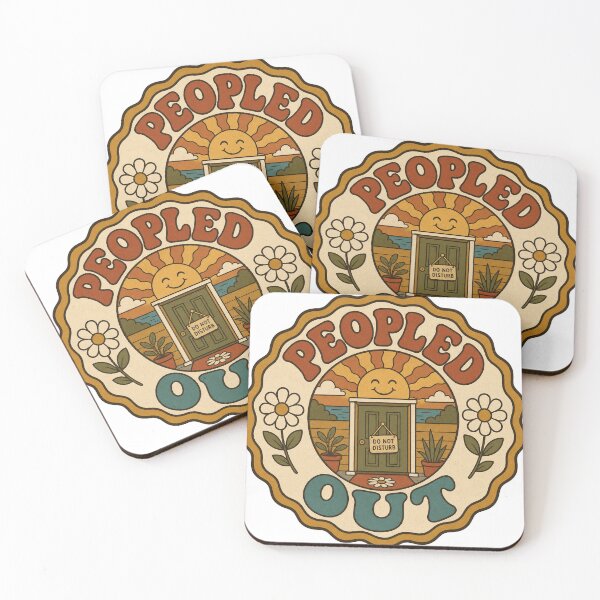 Item preview, People Out Retro Groovy Please Do Not Disturb Introvert Gift designed and sold by BoosterShop.