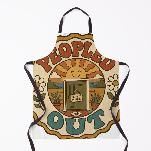 Item preview, People Out Retro Groovy Please Do Not Disturb Introvert Gift designed and sold by BoosterShop.