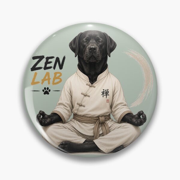 Item preview, Zen Lab – Labrador in Meditation with Style designed and sold by Goodthingstree.