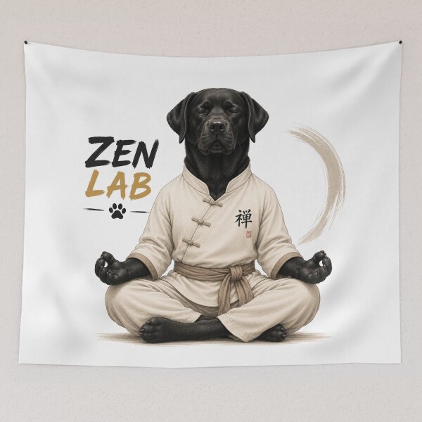 Item preview, Zen Lab – Labrador in Meditation with Style designed and sold by Goodthingstree.