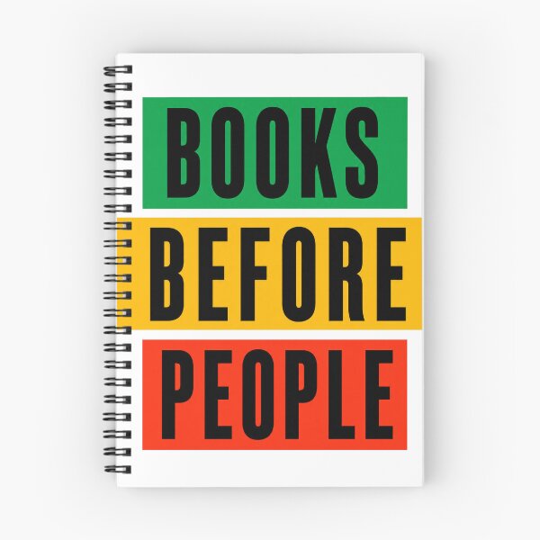 Item preview, Books Before People Funny Book Lover Quote designed and sold by the-dovlat.