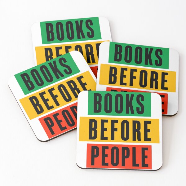 Item preview, Books Before People Funny Book Lover Quote designed and sold by the-dovlat.