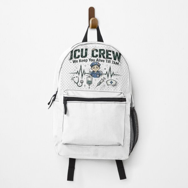 Item preview, ICU Crew We Keep You Alive Till 7AM Funny Shirt designed and sold by Petringo.