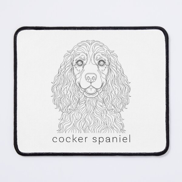 Item preview, Cocker Spaniel Line Art designed and sold by SUP-R-Ts.