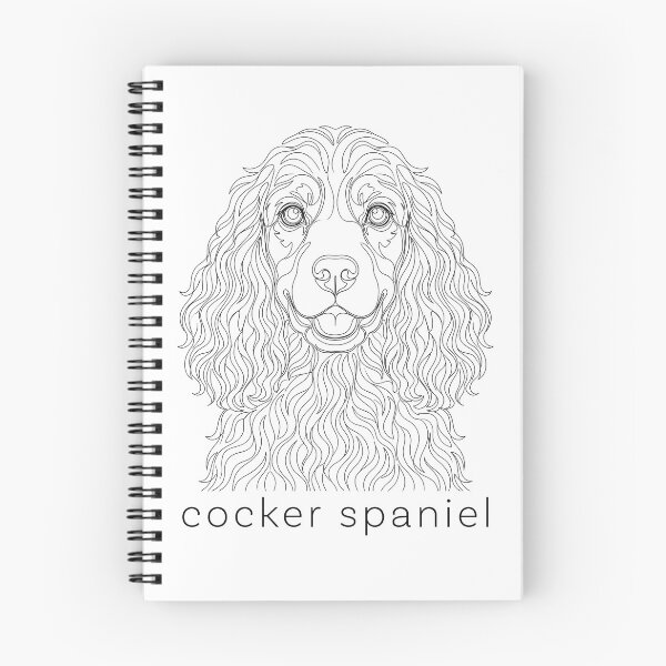 Item preview, Cocker Spaniel Line Art designed and sold by SUP-R-Ts.